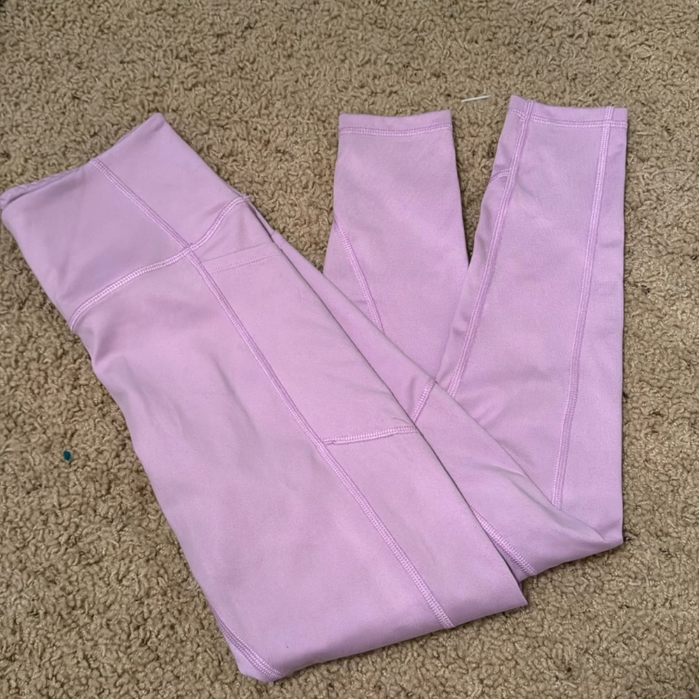 Pink VS yoga pants with pockets